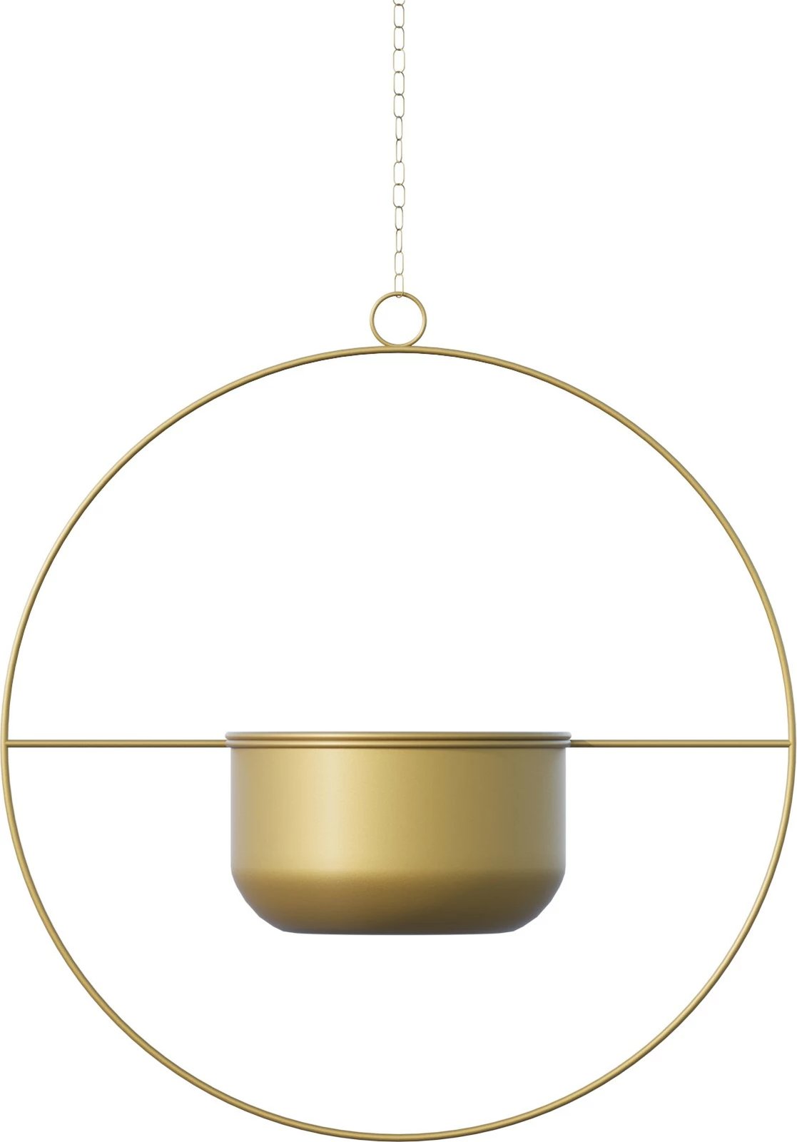 Vazo dekorative ngjyrë ari, Aberto Design, Payanda