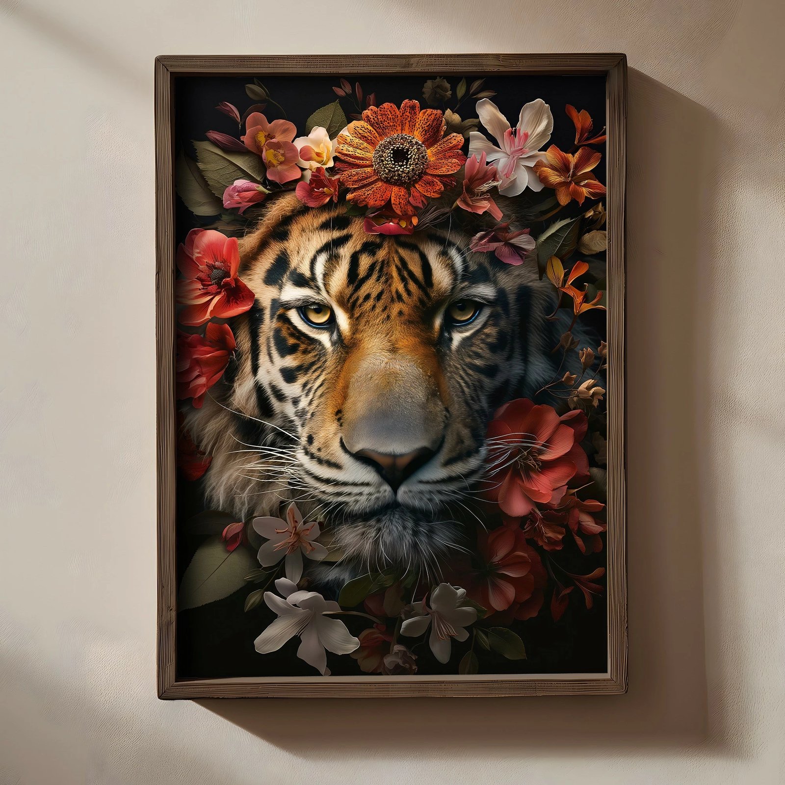 Pikturë dekorative me kornizë, MDF, shumëngjyrëshe, Wallity, TUN084-L