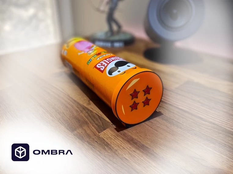 Mbajtëse për snacks (Dragon Ball Pringles Holder), e portokalltë