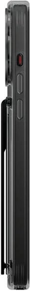 Mbështjellës UNIQ Heldro Mount me stand, për iPhone 15 Pro 6.1", smoke
