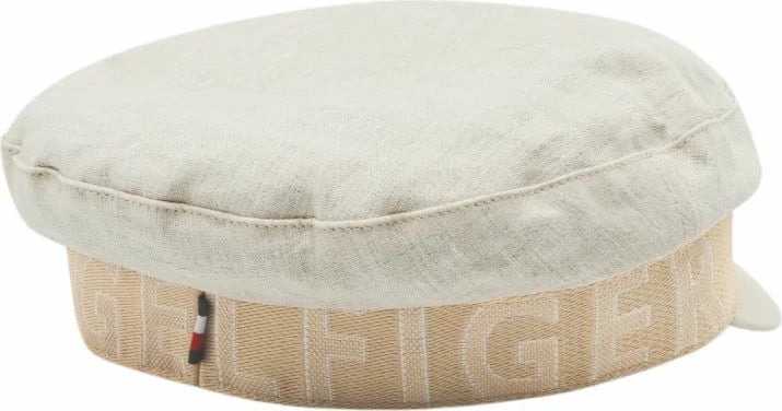 Kapelë Tommy Hilfiger për femra, në ngjyrë krem