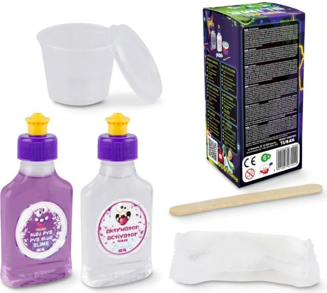 Set slime që ndrit në terr, Tuban, TU3144, vjollcë