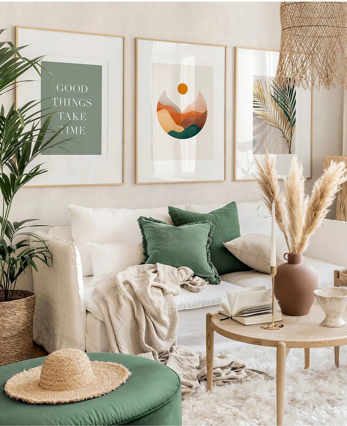 Pikturë dekorative me kornizë (3 copë), Wallity, Artcerceve1