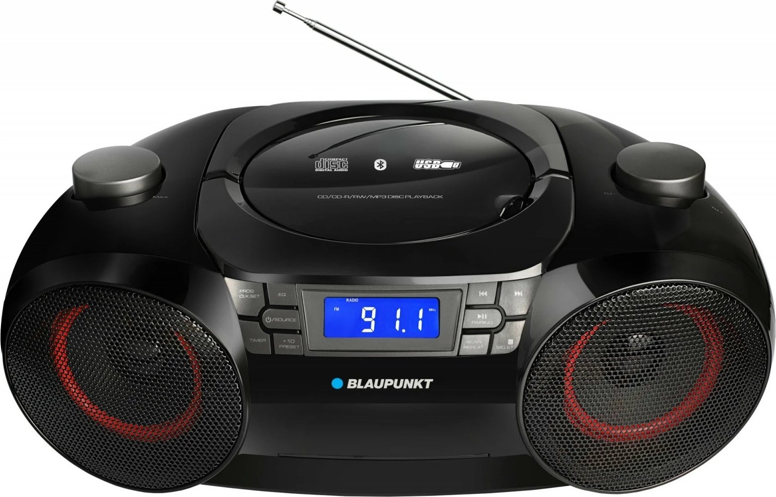 Boombox Blaupunkt BB30BT, CD/MP3/FM/Bluetooth/USB, Zi