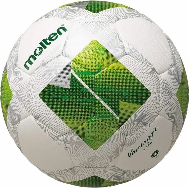 Top futbolli Molten, bardhë e gjelbër