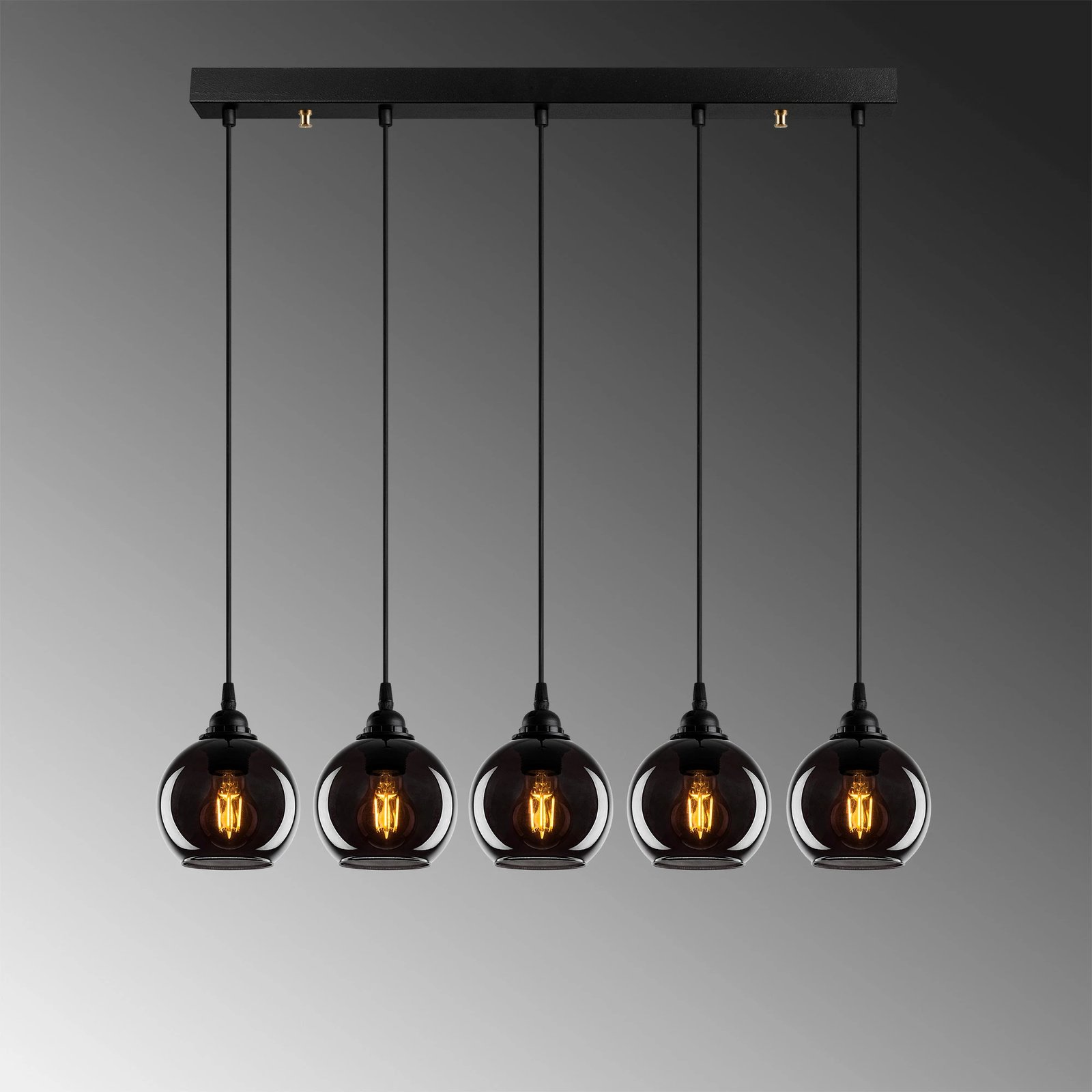 Llambë tavani Opviq, ngjyrë fume, 014