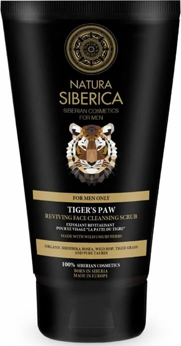 Skrab fytyre për meshkuj Natura Siberica Tigers Paw 150ml