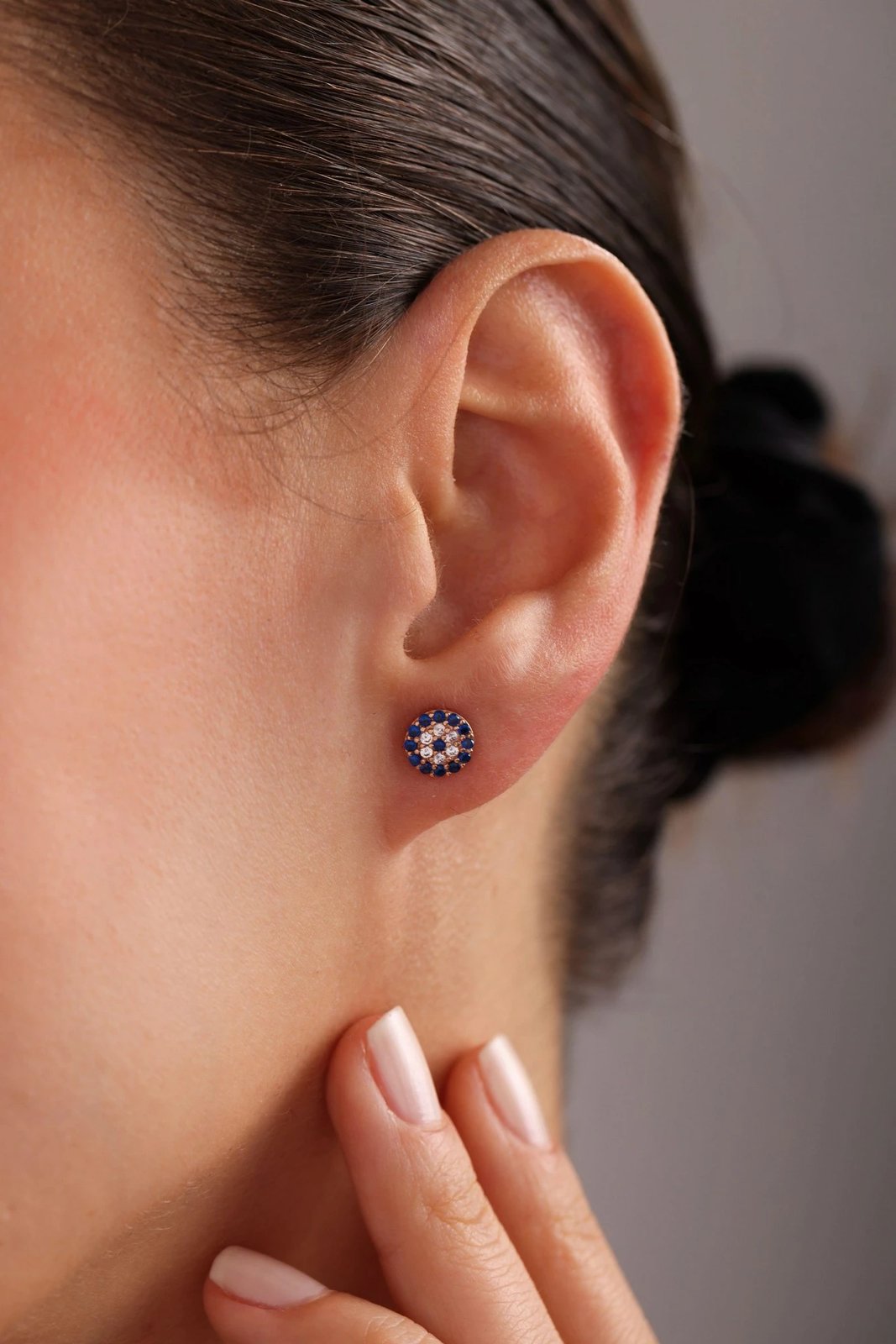 Vathë argjendi Jumeon, ngjyrë rozë ari dhe kaltër e errët, NRZ999857