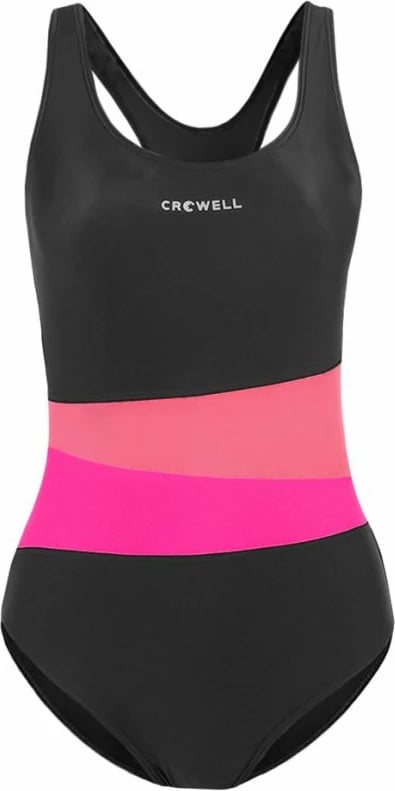 Kostum banje për femra Crowell Lola, ngjyrë e zezë dhe rozë