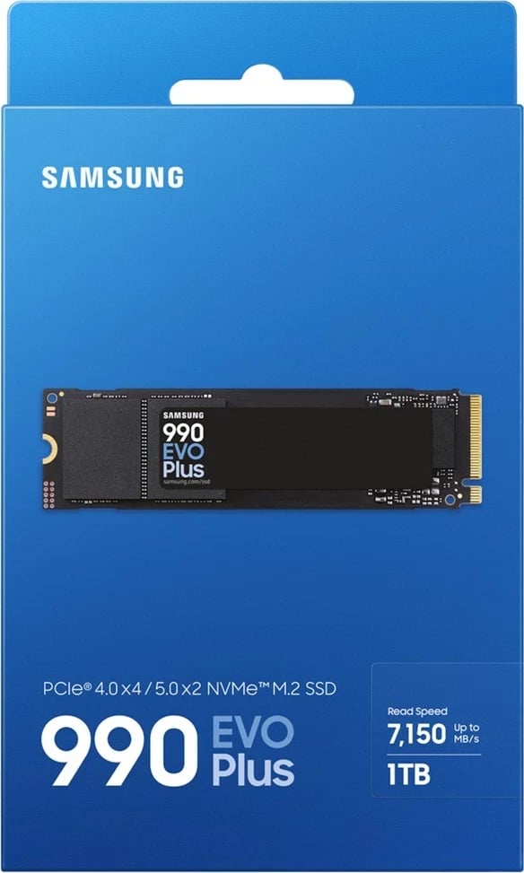 SSD Samsung 990 EVO Plus, 1 TB, M.2, PCI Express 4.0, i zi