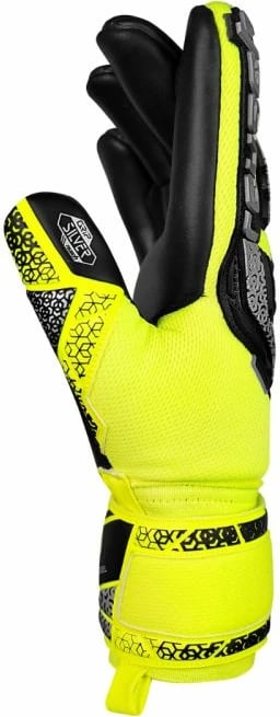 Dorëza për portier fëmijë Reusch, të zeza dhe të gjelbra