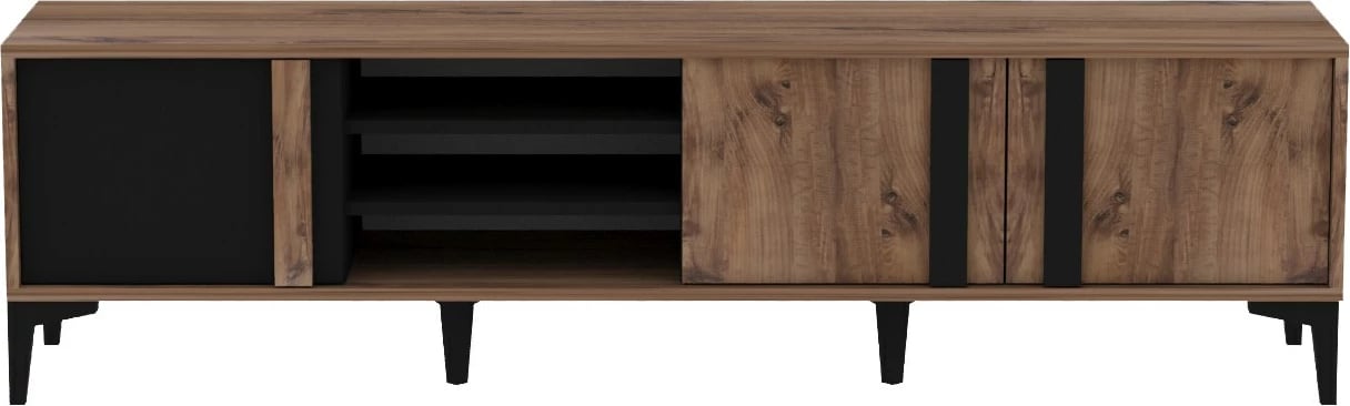 Komodë televizori Skye Decor, Mengü, ngjyrë Atlantic dhe Antracit, 180x50x40 cm