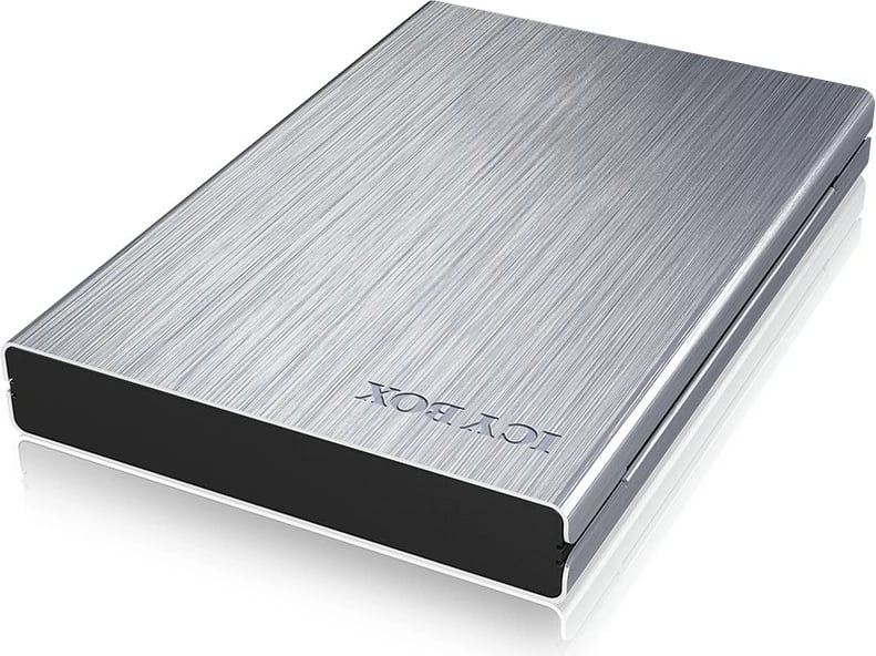 Kasë IcyBox IB-241WP3 për hard disk 2.5", alumini, anthracite