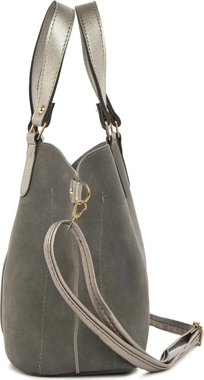 Çantë shpatull për femra, ngjyrë gri, Zoozie Bags 3554-46102