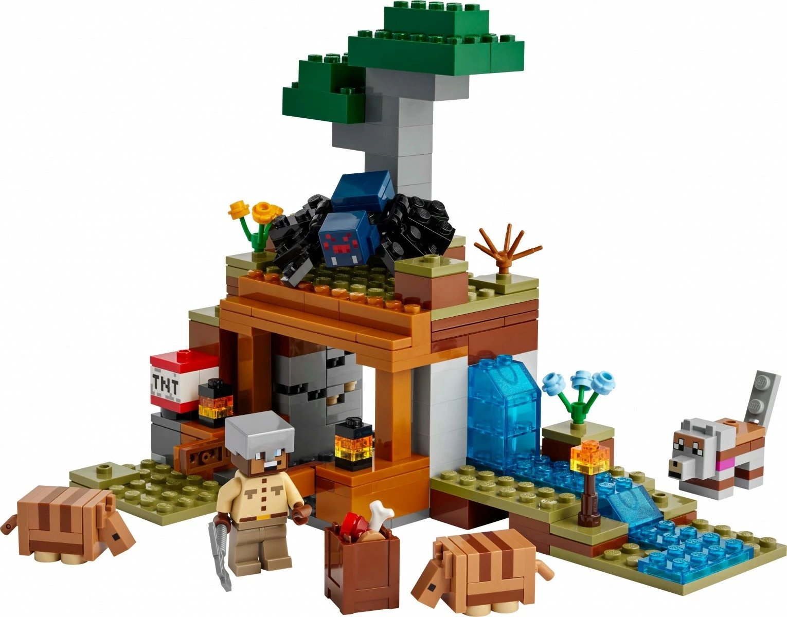 Set LEGO Minecraft 21269 Expedition to the Armored Mine, 247 pjesë, plastikë