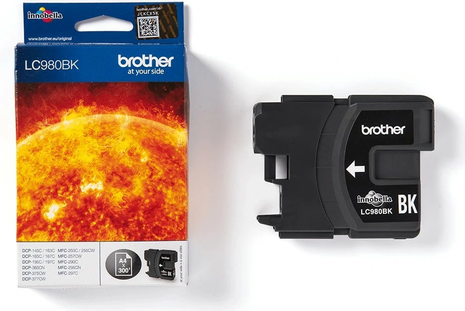 Toner Brother LC980BK, 300 faqe, Ngjyrë e zezë