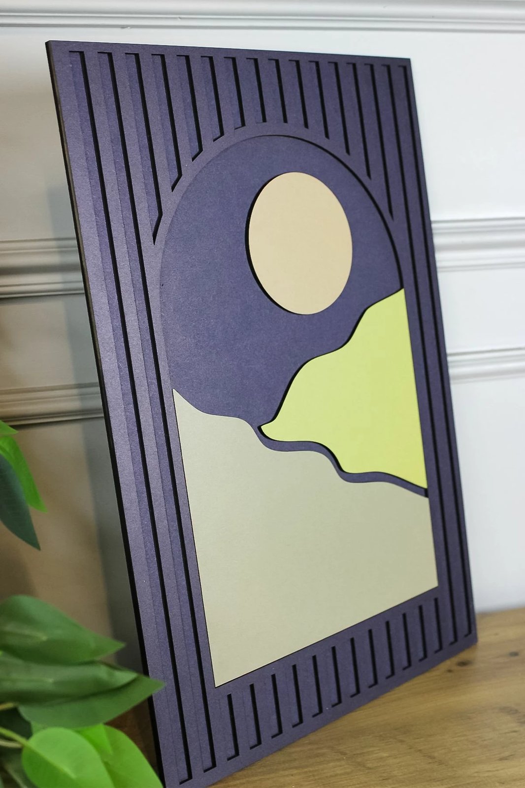 Pikturë dekorative, shumëngjyrëshe, Wallity, Ersy3Dsunny-3247, 32x47x2cm