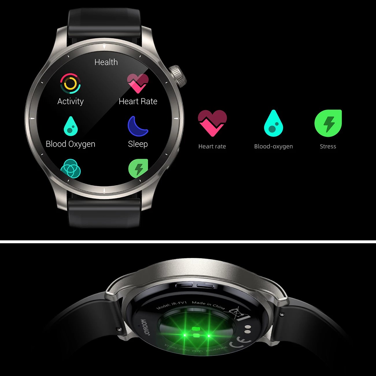 Smartwatch Joyroom JR-FV1 Venture Series, 1.43" AMOLED, 300 mAh, Bluetooth 5.3, i zi