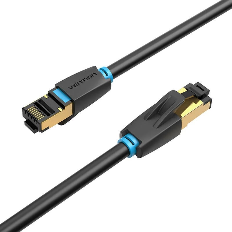 Kabllo rrjeti Vention IKABF CAT8 SFTP, 1m, 40Gbps, e zezë