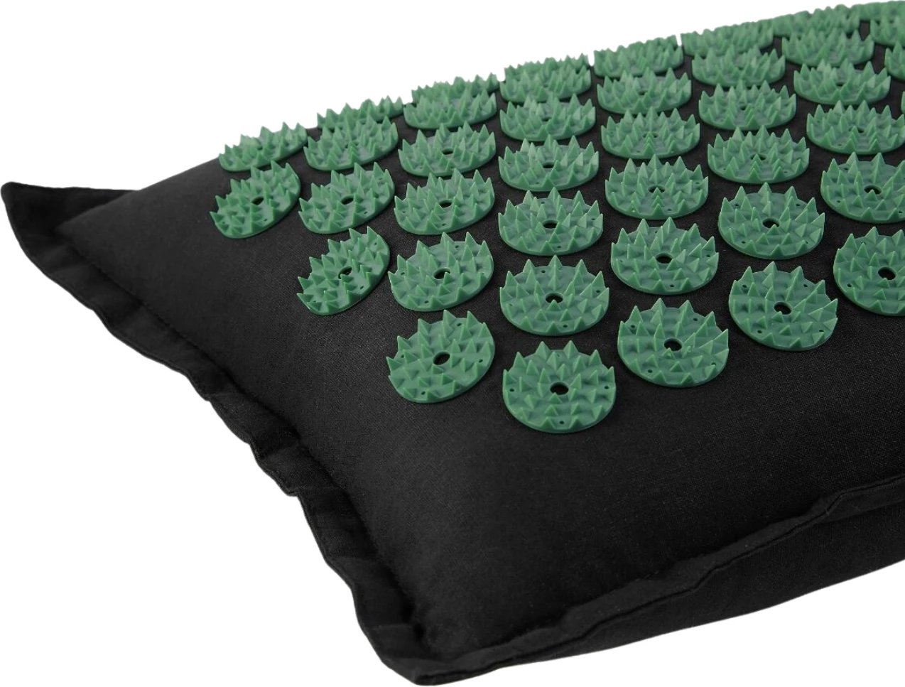 Jastëk dhe dyshek akupresure për fitnes Spokey, zi-gjelbër