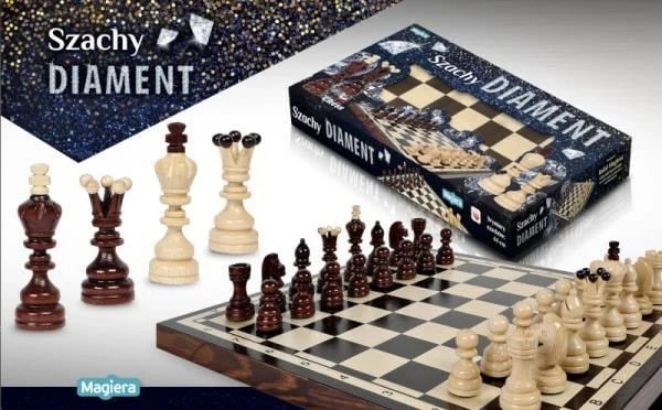 Set shahu Magiera Chess Diamond 44cm