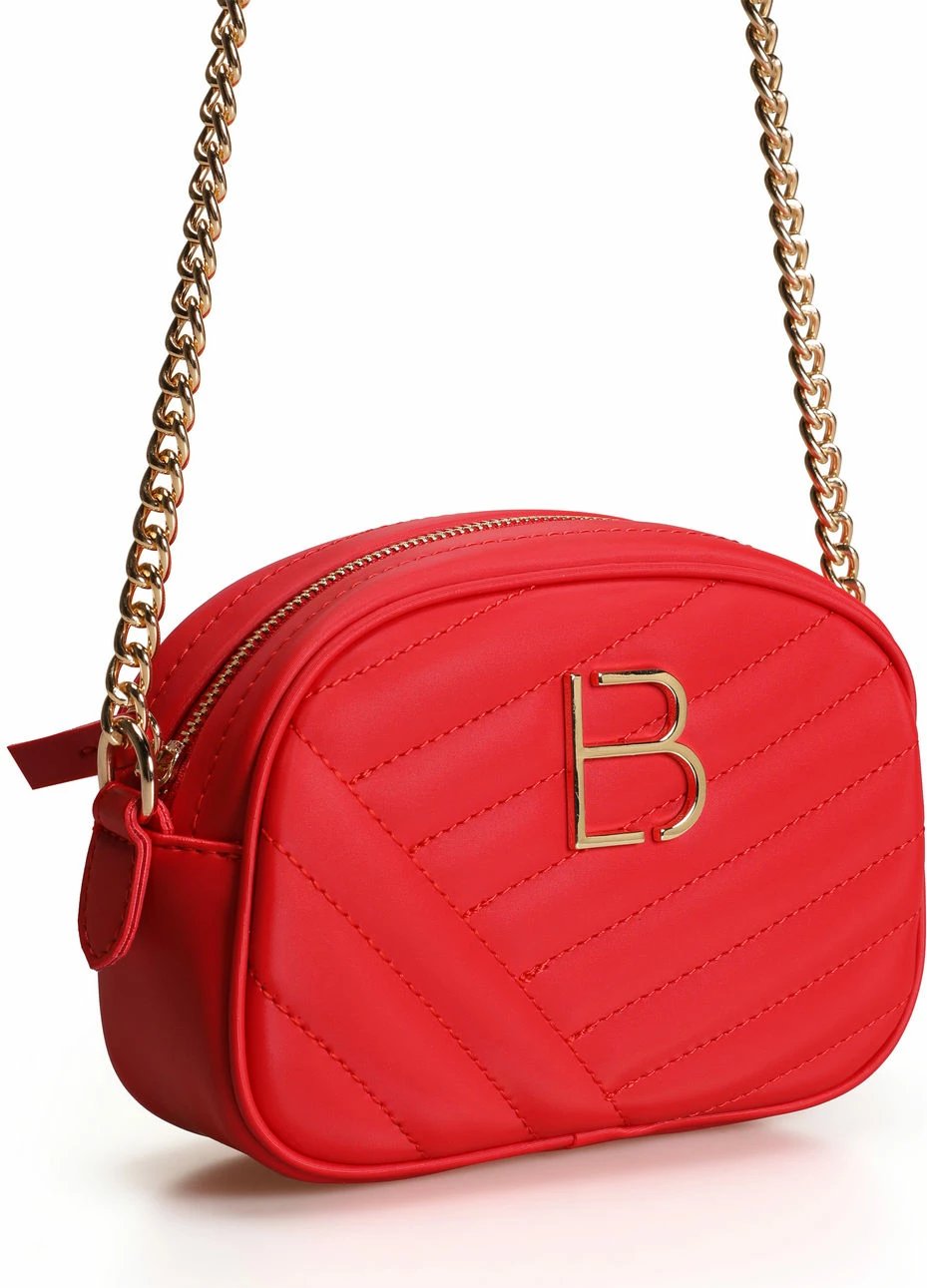Çantë crossbody e kuqe Lucky Bees, 1298