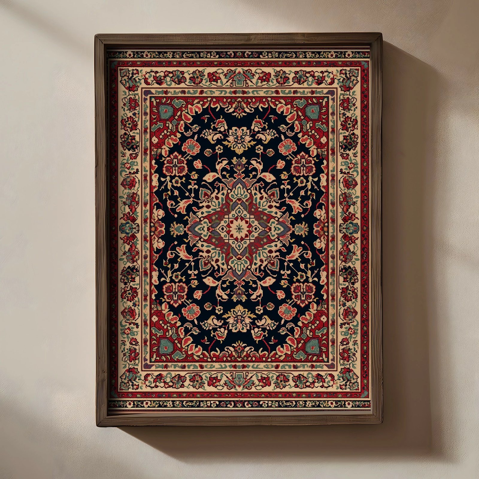 Pikturë dekorative me kornizë MDF, Wallity, TUN082-XL, shumëngjyrëshe, 50x70x3.5cm