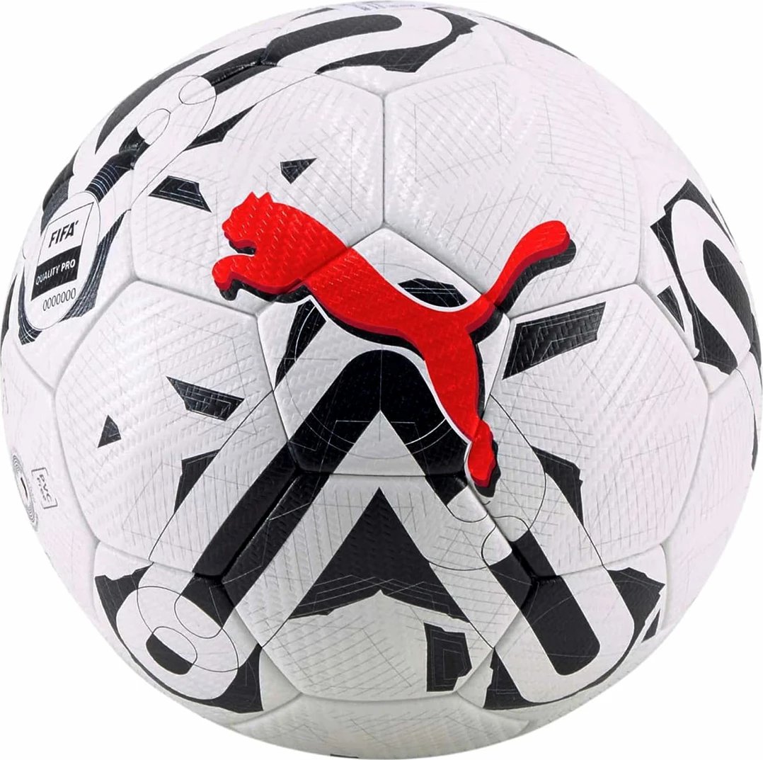 Top futbolli Puma për meshkuj, bardhë-kuq-zi
