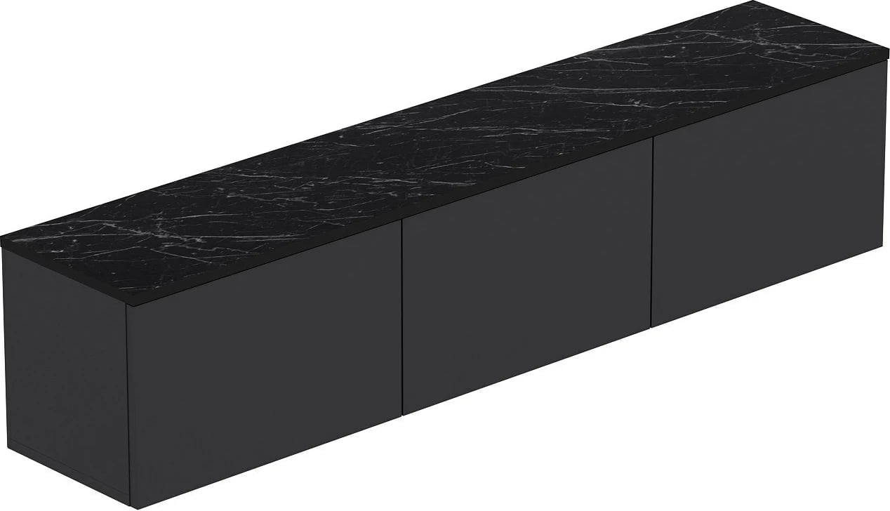 Komodë TV Skye Decor, ngjyrë antracit, Neon