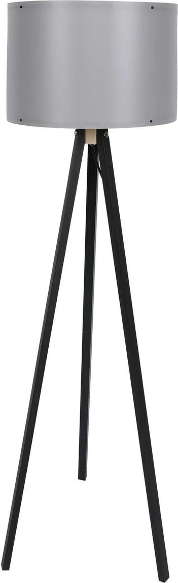 Llambë dyshemeje Opviq, e zezë dhe gri, 145 cm