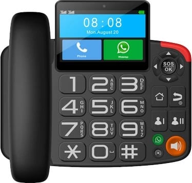 Telefon fiks Maxcom MM 42D SE 4G, Android, 16 GB, E zezë