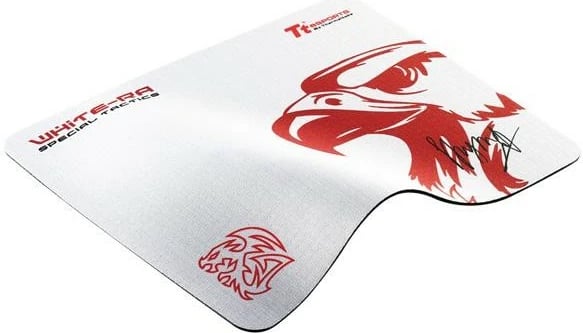 Mauspad Thermaltake TteSPORTS White-Ra, 360x300mm, i bardhë
