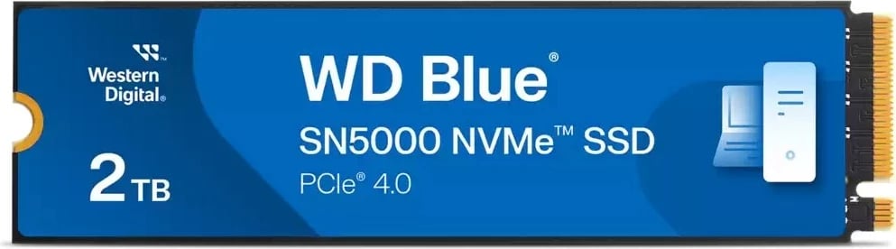 SSD WD Blue SN5000, 2 TB, M.2, PCI Express 4.0, NVMe