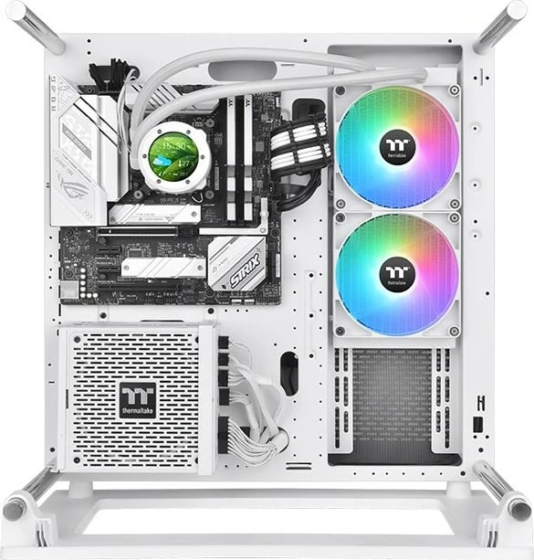 Kit ftohës me lëng Thermaltake TH280 V2 Ultra ARGB, 84.32 cfm, e bardhë