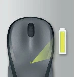 Maus Logitech Wireless M235, Ambidextrous, Optical, RF Wireless, 1000 DPI, Grey