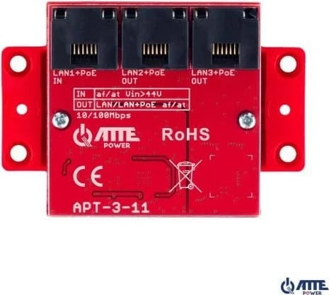 Switch Atte APT-3-11, 3 porte, PoE, 10/100Mbps