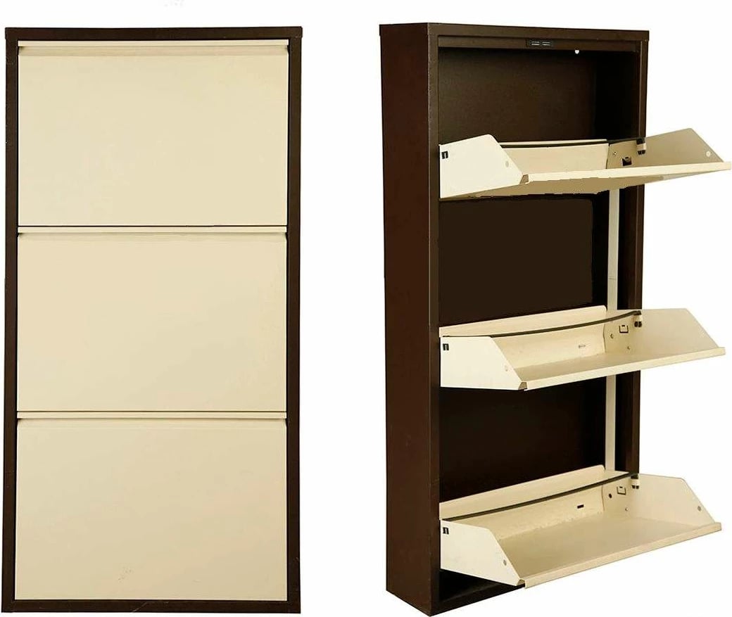 Dollap për këpucë Skye Decor, Torino 3, kafe-krem