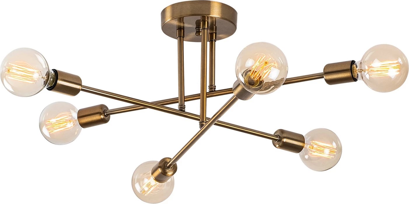 Llambë varëse metalike vintage,FH7239, 64x64x30cm