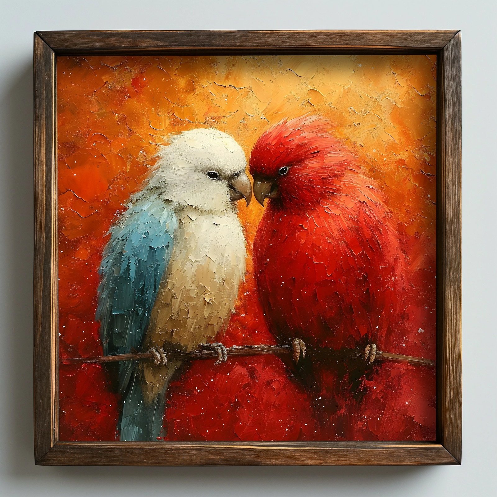 Pikturë dekorative me kornizë MDF, Wallity, AI064, shumëngjyrëshe, 50x50x3.5cm