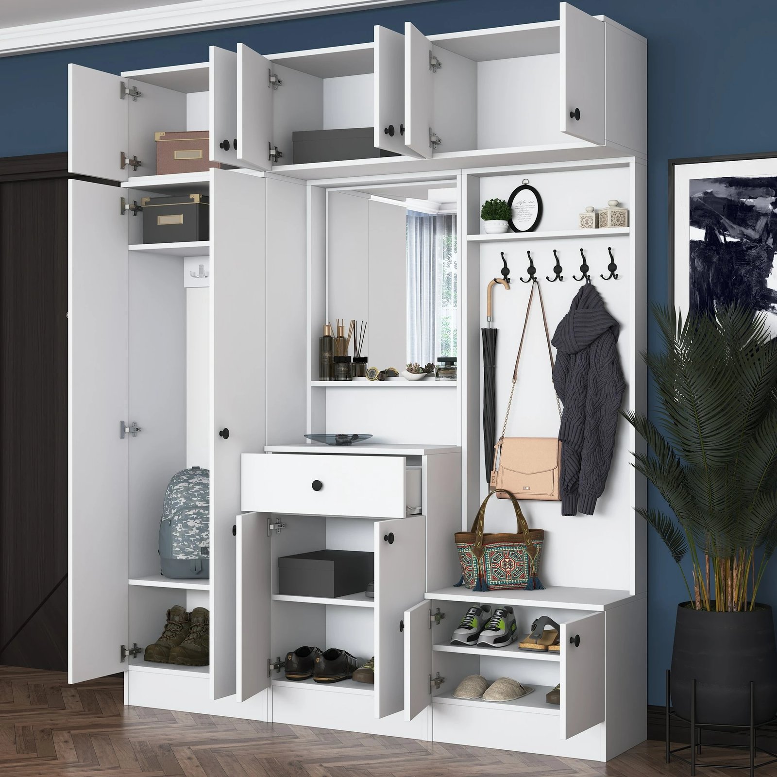 Stendë korridori Hanah Home, EA108 - 2570, e bardhë