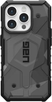 Mbështjellës UAG Pathfinder për iPhone 15 Pro, moro gri