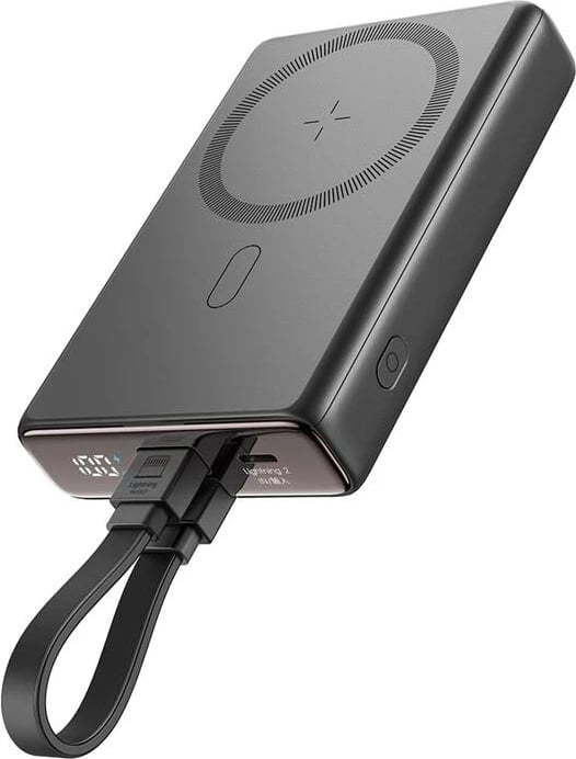 Powerbank Joyroom JR-PBM01, 10000mAh, 20W, karikim magnetik, e zezë