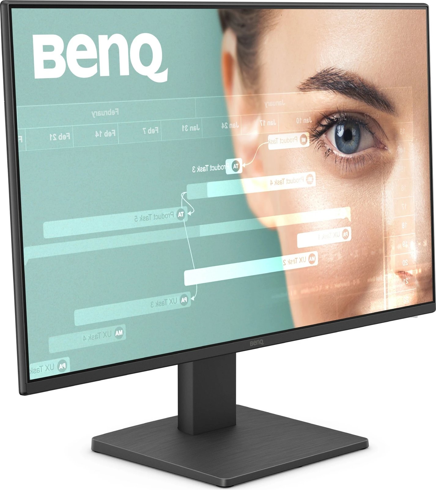 Monitor BenQ GW2491, 23.8 inç, Full HD, LED, 100Hz, e zezë