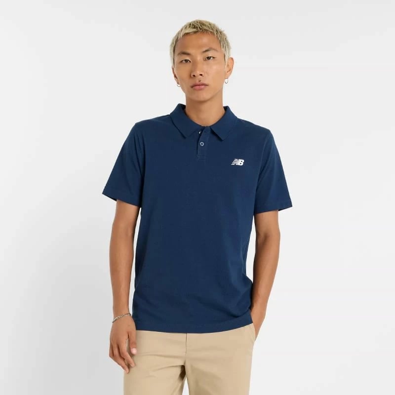 Maicë polo për meshkuj New Balance, navy blue