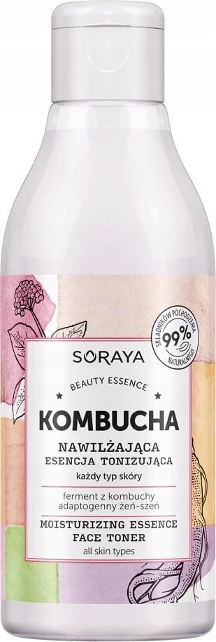 Esencë tonifikuese hidratuese për femra Soraya Kombucha, 200ml