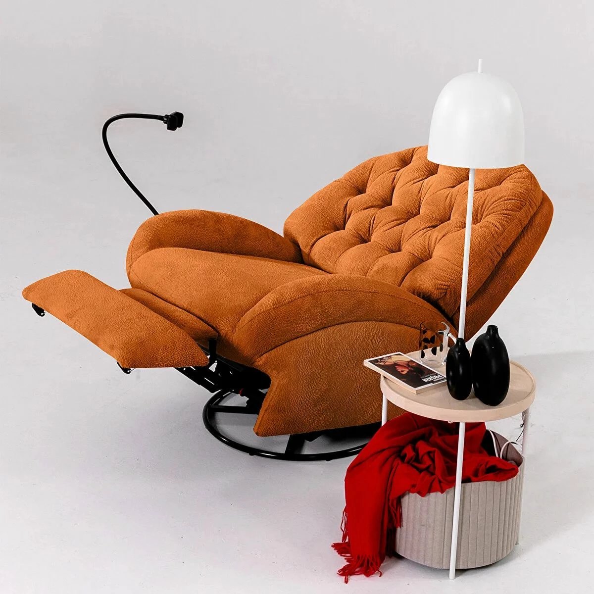 Karrige relaksuese elektrike, ngjyrë e kuqe qeramike, Dream