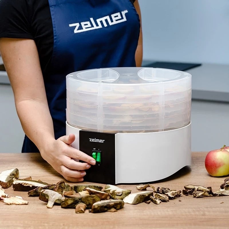 Pajisje për tharjen e ushqimit Zelmer ZFD1010, e bardhë