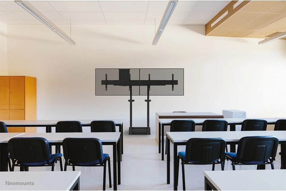 Mbajtës dyfishtë ekrani Newstar Doppelbildschirm-Adapter, 42-65 inç, deri 100kg, i zi