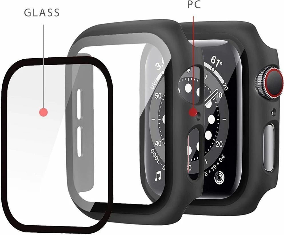 Mbështjellës Tech-Protect Defense360 për Apple Watch 7/8/9 41mm, Transparent