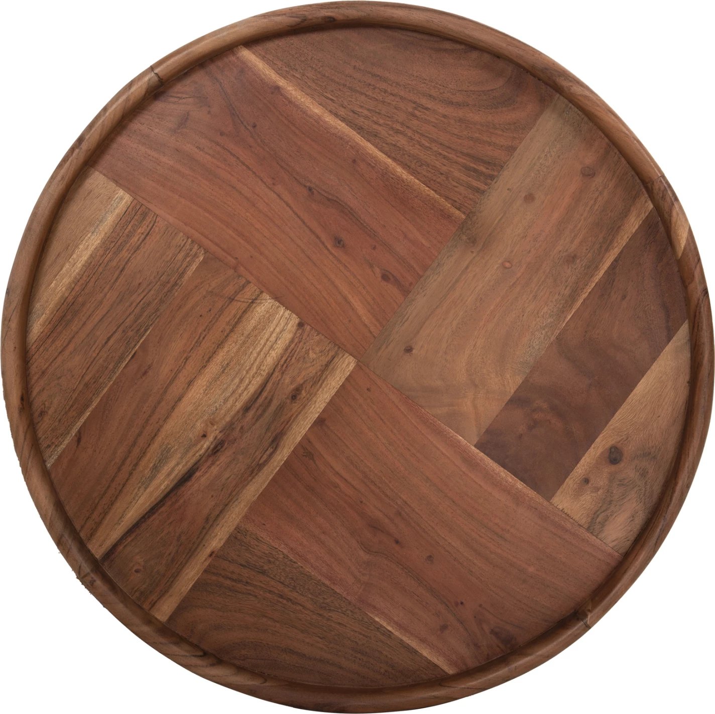 Tavolinë kafeje rrethore RAJJEH FH9693 dru akacie ngjyrë natyrale Φ60x45Hcm